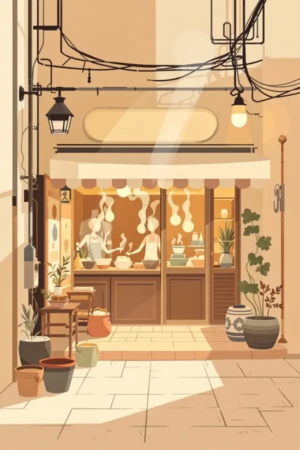 巷口的豆花店 海报