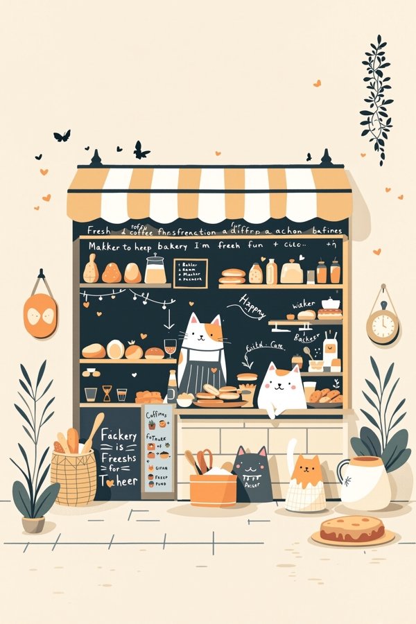 猫咪面包屋 海报